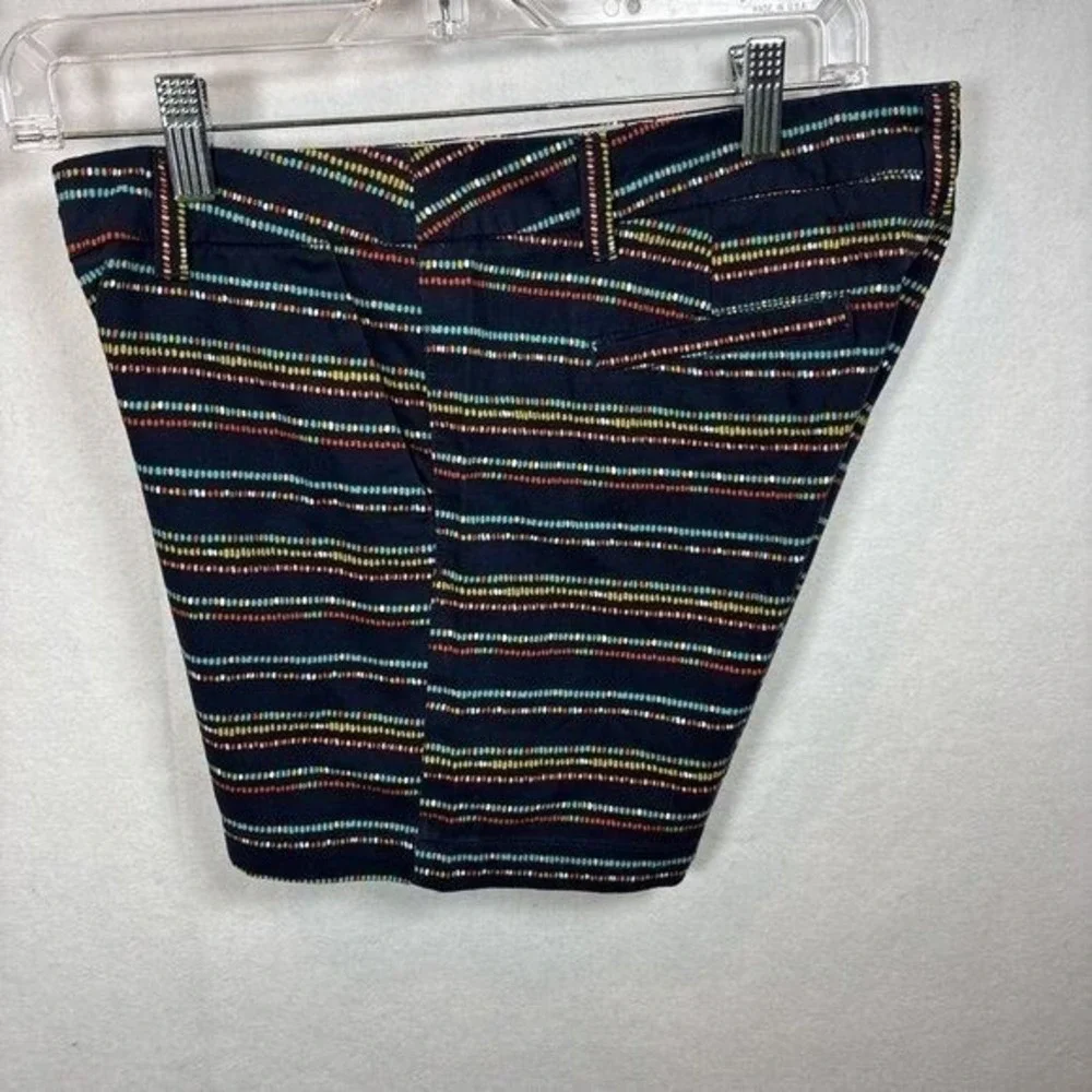 Merona Shorts Womens Size 4 Blue 100% Cotton Multicolored